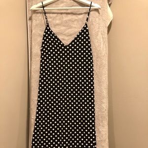 Zara polka dot maxi dress